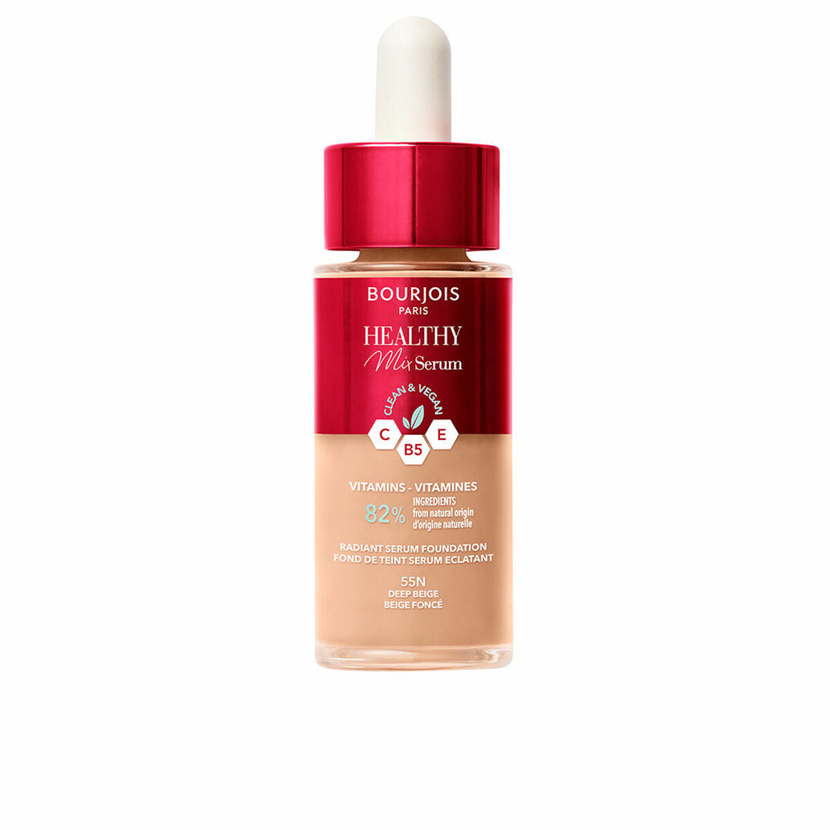 

Bourjois Healthy Mix Liquid Makeup Base Serum No. 55N Deep beige 30 ml