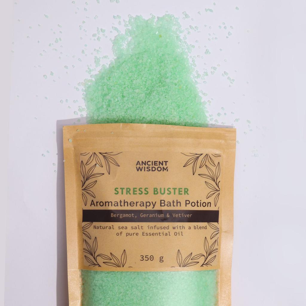 2x Bath Salts Stress Relief Aromatherapy 350g