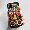 Case For LG K52 Q52 K62 Phone Case Luxury Cute Love Rabbit Funny Ultra Thin Slim Soft Black TPU Silicone Protective Back Cover