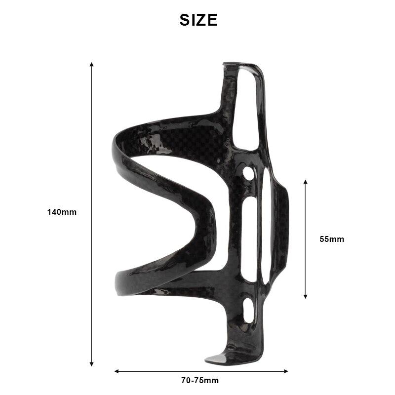 Bicycle Water Bottle Cage Full Carbon Fiber Matte/Glossy Super Light Cycling Equipment MTB Road Bike Bottle Holder With Bolts