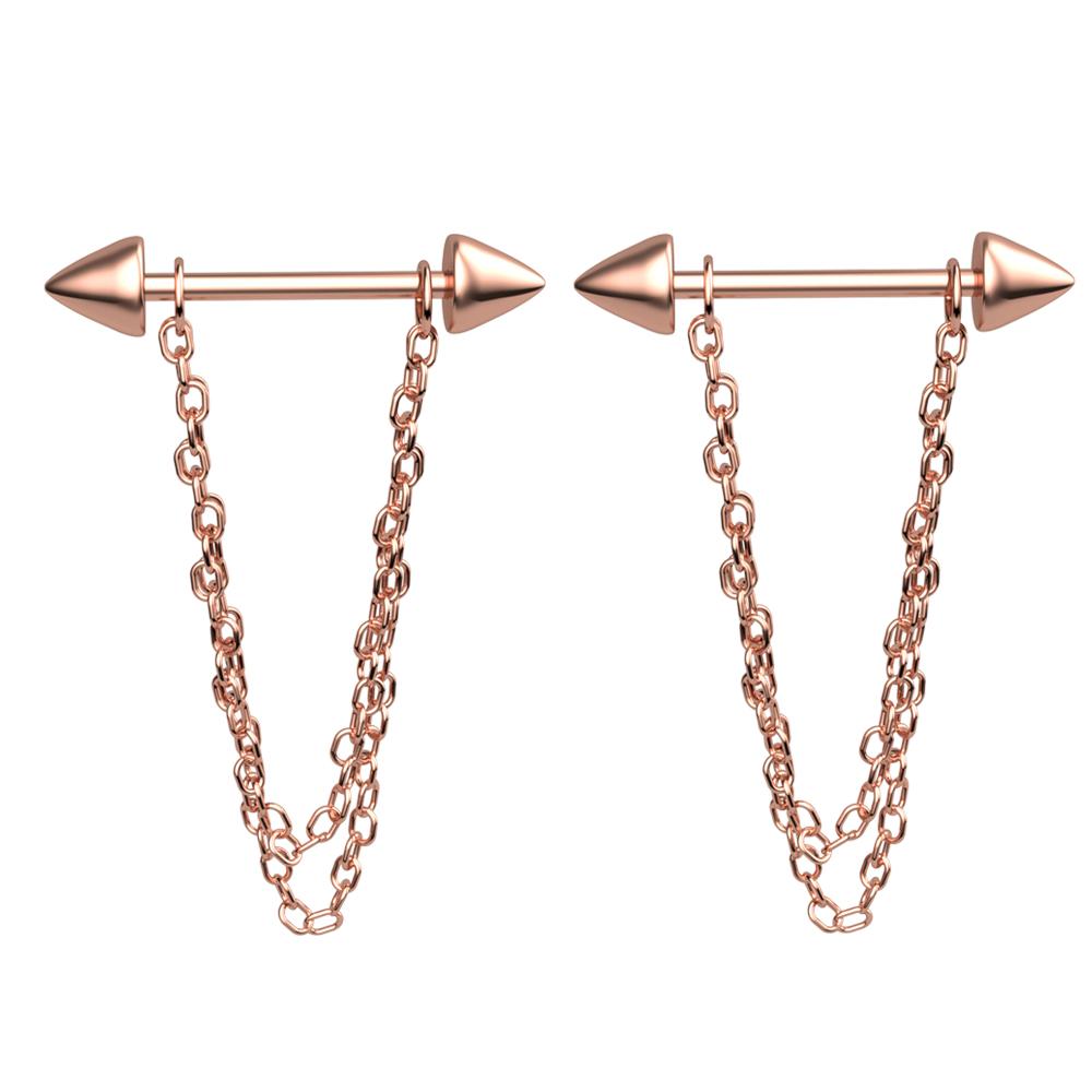 2pcs Butterfly Nipple Piercings Rings 16mm Length Bar Barbell Steel Crystal Nipple Shield Cover Heart Flower Tongue Body Jewelry