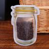 Mason Jar Self-Sealing Snack Storage Bag for Dried Fruits and Grains