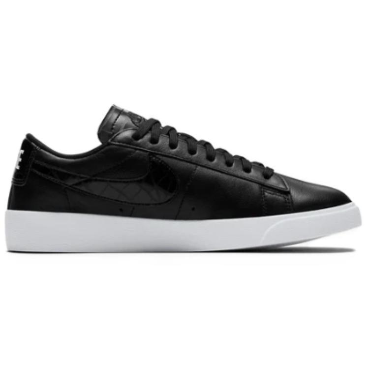 Nike Blazer Slip Resistant Abrasion Resistant Slip Resistant Abrasion Resistant Low Top Skateboard Shoes Women's Black BQ0033-001