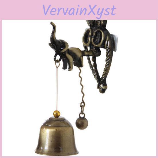 Shaped Elephant Vintage Horse Owl Bell Doorbell Halloween Hanging Door Decor