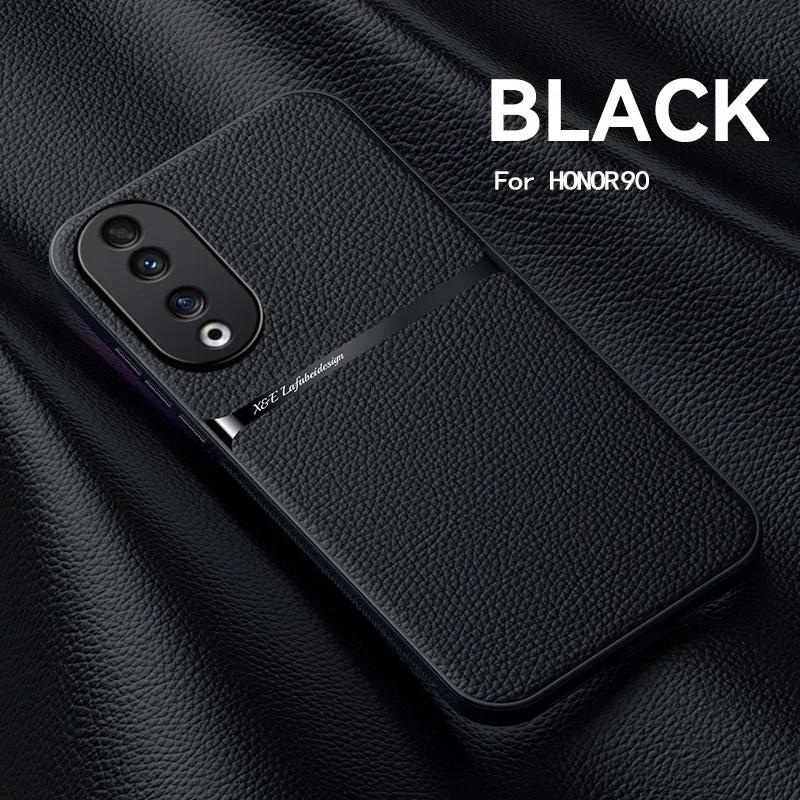 

Magnet Case For Honor 200 Lite 90 70 50 X9A X9B X8B Shockproof Back Case Cover For Huawei Pura 70 P60 P50 P40 Nova 10 11 12 Pro Huawei P40 чёрный