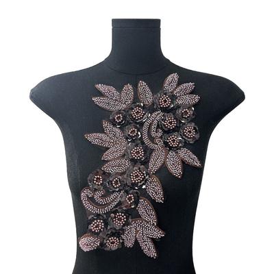 Pailletten Bloemen Geborduurde Patches Driedimensionale Bloemen Verfijnde Kleding Applicatie Elegante Afneembare Kleding Patches