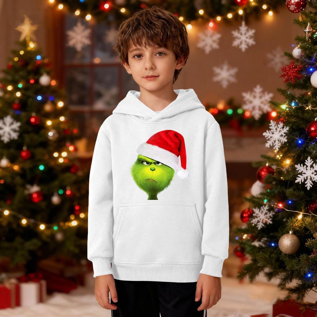 Weihnachts-Sweatshirt Jungen Mädchen Hässliches Weihnachten Weihnachts-Shirt Rundhals Kleinkind Langarm Pullover Outfit Oberteile