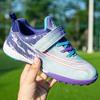 Children's Football Shoes for Girl Field Training Outdoor Sports Futsal Court Football Boot Pink Cute Turf Soccer Shoes for Kids