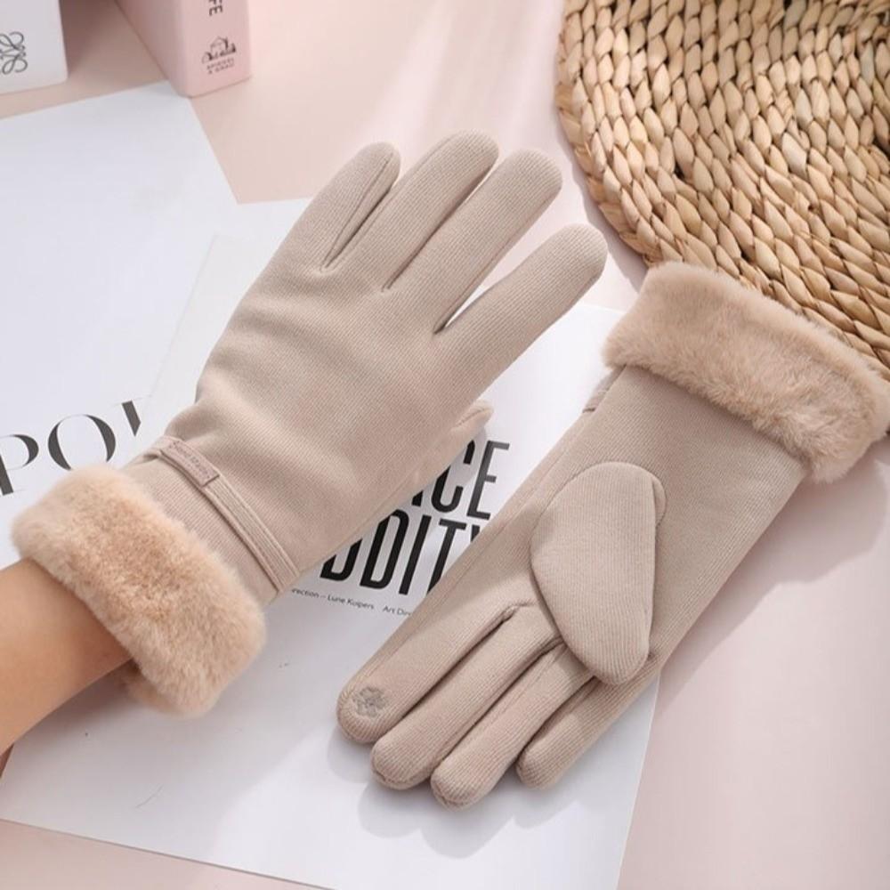 Warm Winter Gloves Touchable Screen Skiing Gloves Full Finger Gloves  for Outdoor Cycling Skiing