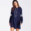 Women Long Sleeve Hoodie Casual Long Sweatshirt Jumper Pullover Dress