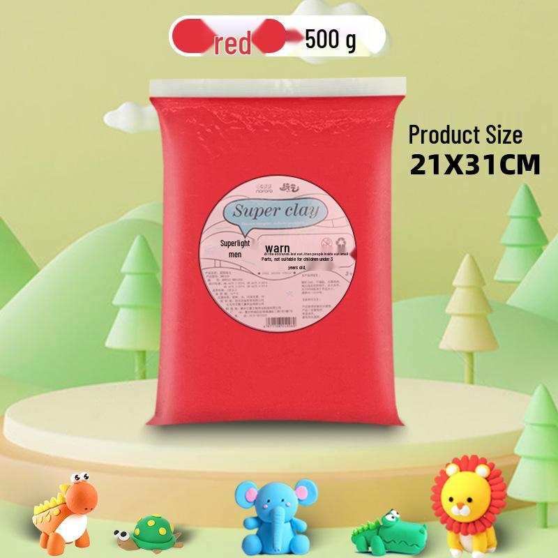 Superleichter 500g Kinder-DIY-Ton - 24 Farben, Großpackung