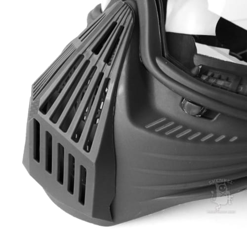 SHENKEL Full Face Shooting Mask and Goggles (Black) Face Guard for Airsoft, Survival Games, and Cosplay