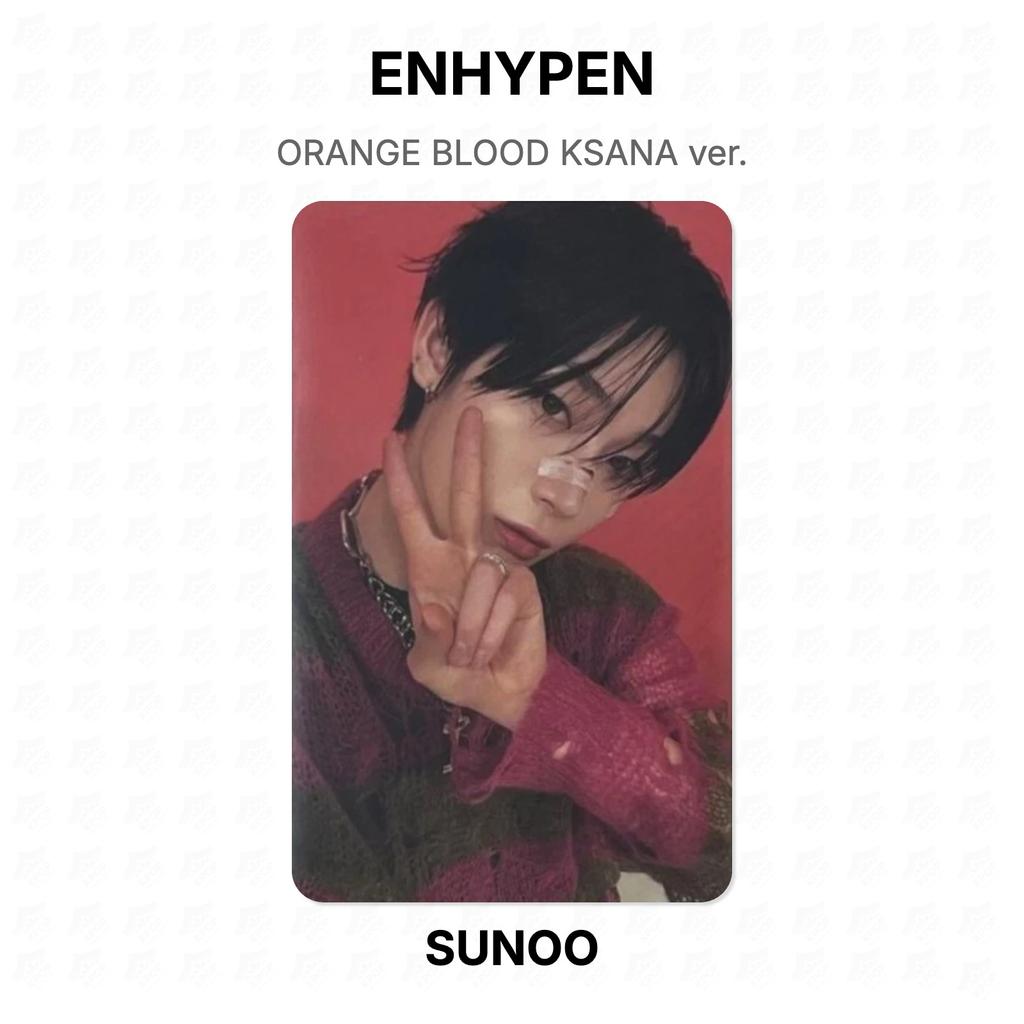 ENHYPEN ORANGE BLOOD KSANA Ver. Official Photocard