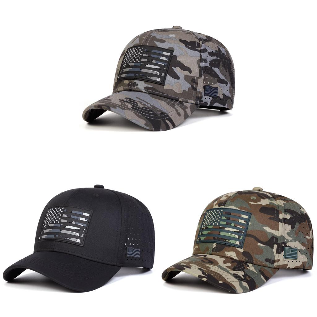 Baseball Cap American Flag Mesh Hat With Adjustable Fit For Summer Casual Wear