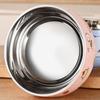 Anti-scalding Stainless Steel Children's Bowl Double Layer Rice Bowl Tableware Ramen Bowl  Soup