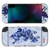 PlayVital Nintendo Switch 2 Console and Protective Sticker Set with Customizable Vinyl Dock Grip Stickers and White Porcelain (2025) Joy-Con (2 Sets)
