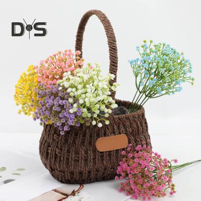 UV-Resistant Artificial Flowers 20&36 Stems Realistic Touch Gypsophila Bouquets for Weddings Home Decor Weatherproof Plastic Fake Flowers for Outdoor