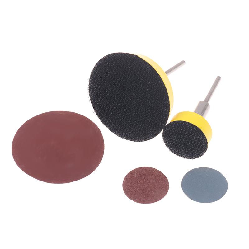 60/100pcs Set With Backer Plate Includes 100-2000 Grit Sandpapers 1/2 Inch Sanding Discs Pad Kit For Drill Grinder Rotary Tools
