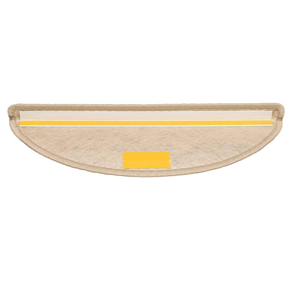 VidaXL Treppenmatten Selbstklebend Sisal-Optik 15 Stk. 56x17x3 cm Sand