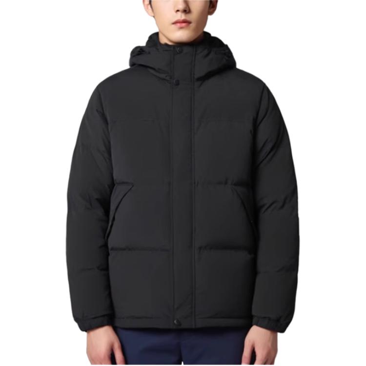 Timberland Windproof Warm Thick Hooded Puffer Jacket Men Jackets Black A44YZ-001