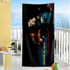 Football Player Rooftop Stadium. Beach Towel High Absorbency & Quick-Dry Comfortable Lightweight