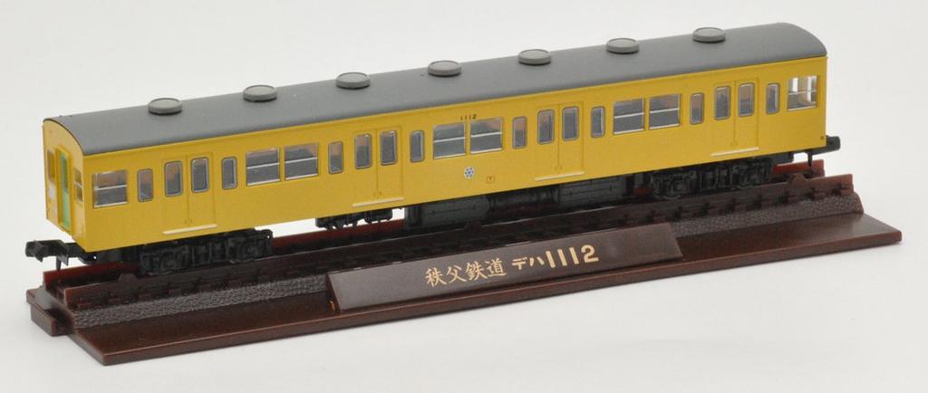 Tomytec GeoColle Railway Collection Iron Collection Chichibu Railway 1000 Series Resurrection canary color set Diorama supplies first order limited
