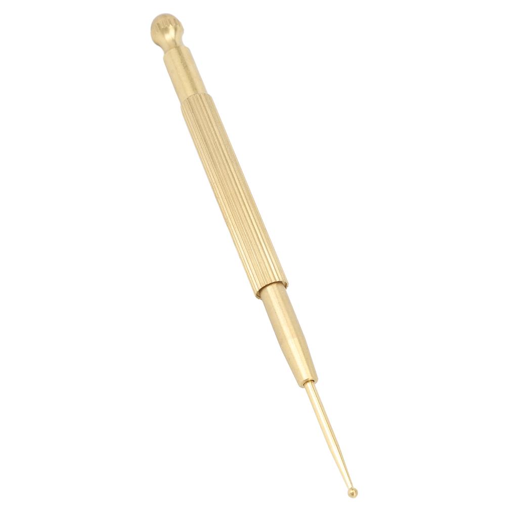 Ear Acupuncture Pen Reduce Pain Double Heads Prevent Slip Brass Ear Acupoint Reflexology Massage