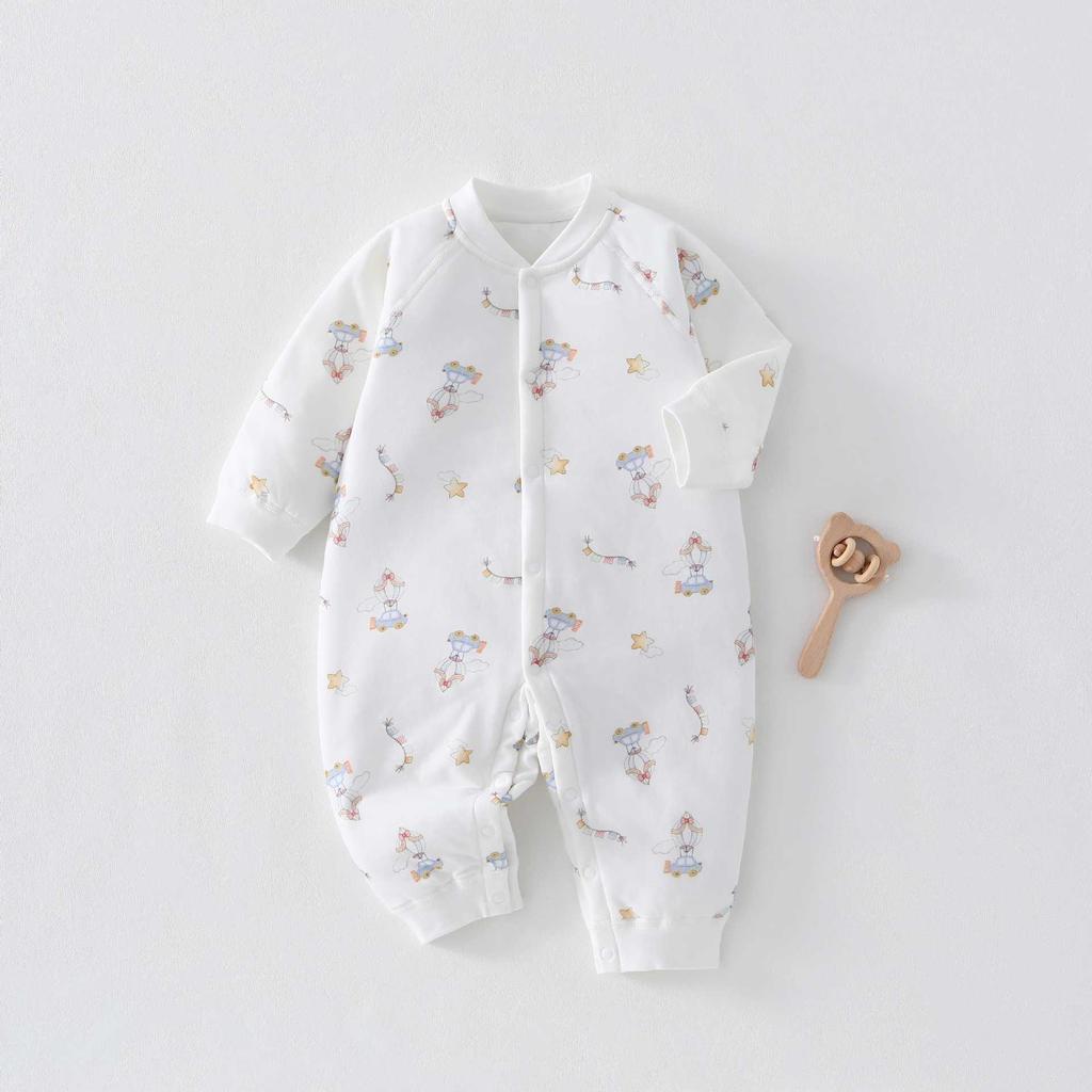 2026 Spring 40g Thin Cotton Long Sleeve Newborn Romper