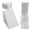 Furniture Angle Bracket 27x27x20 Komandorek Bracket with Flap WHITE (02) 100 PCS