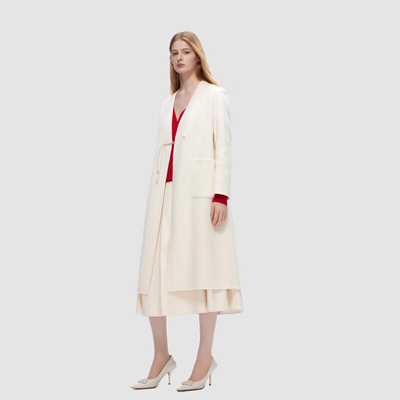 ELLASSAY Elegant Wool Blend Coat