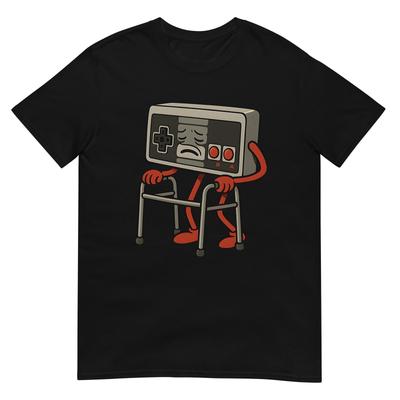 Funny Old Gamer Gaming Retro 80s 90s Video Game Old Gamer TShirt
