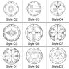 Dawapara Personalized Custom Key of Solomon Pendant Men Jewelry Stainless Steel Talisman Amulet Necklace