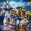 Non-Toxic Cool Mecha Building Blocks Maneuvering Armor Action Figures Assembly Toys Robot Models For Children Gifts