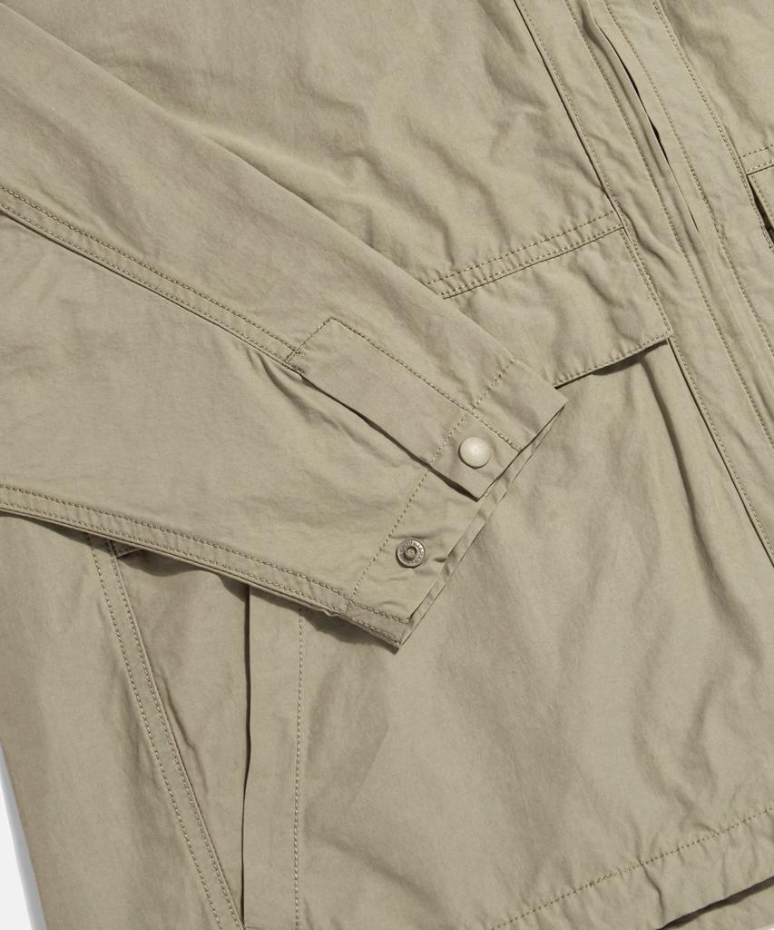 Espionage Traveler Hooded Jacket Dark Beige