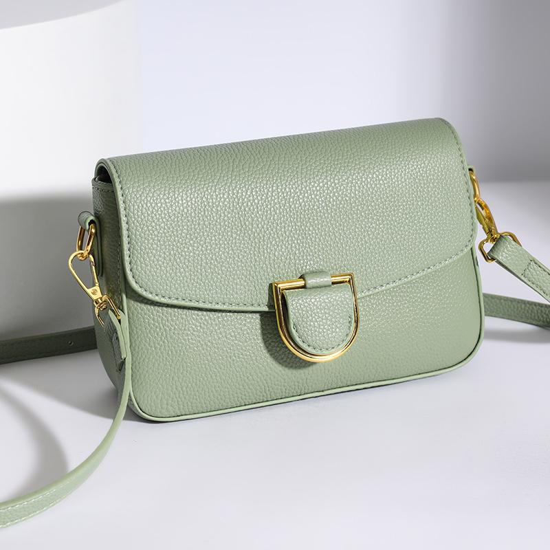 100% cowhide Ladies' High-end and Exquisite Summer New Women's Messenger Bags Versatile Foreign Trade Crossbody Small Square Bag