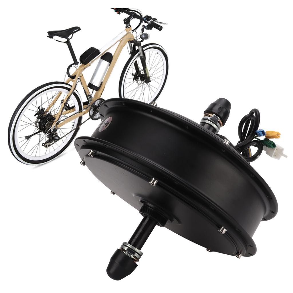 48V 1000W Rear Wheel Hub Motor Electric Bicycle Brushless Gearless Hub Motor for Snowmobile Electric Scooter