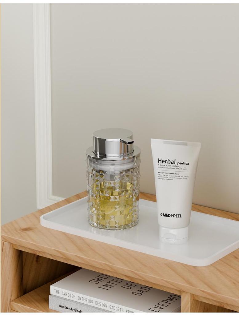 Luxury Lotion Foaming Dispenser with Multi-Functional Desktop Storage