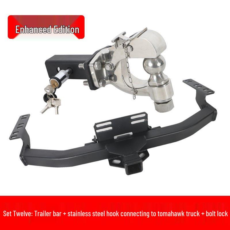 Rear Tow Hook for Modified Toyota Prado FJ - Compatible with Towing Bar and Frame Pull applications.