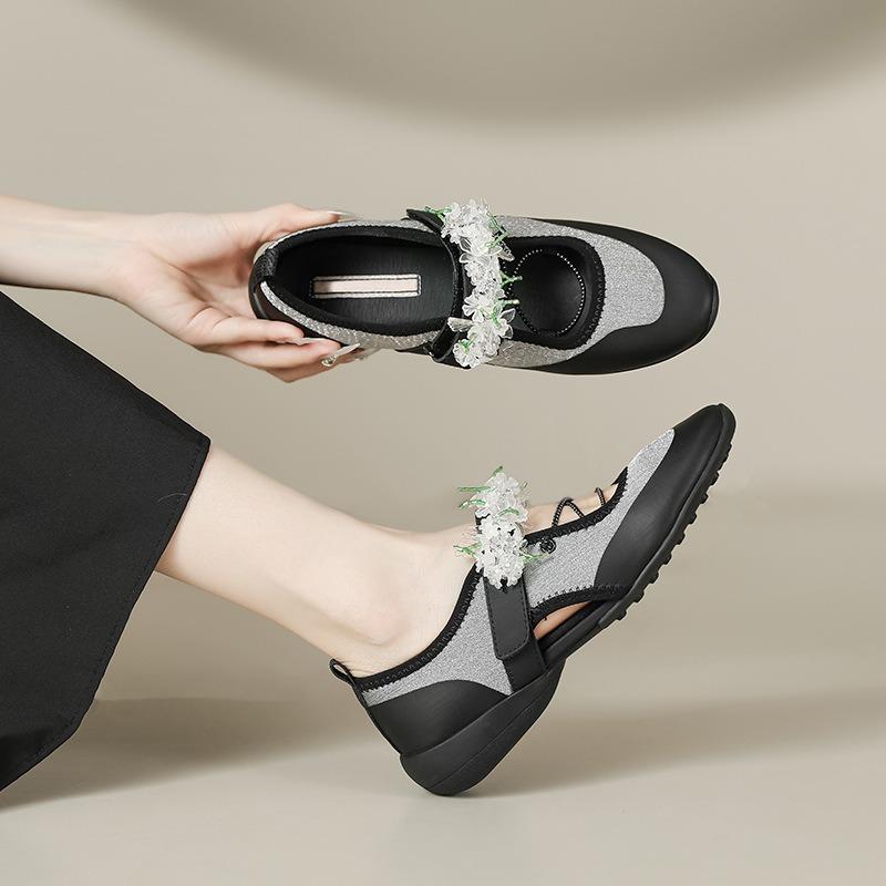 

Zhong Chuxi platform ballet shoes women s spring new sports style retro casual Mary Jane shoes 35