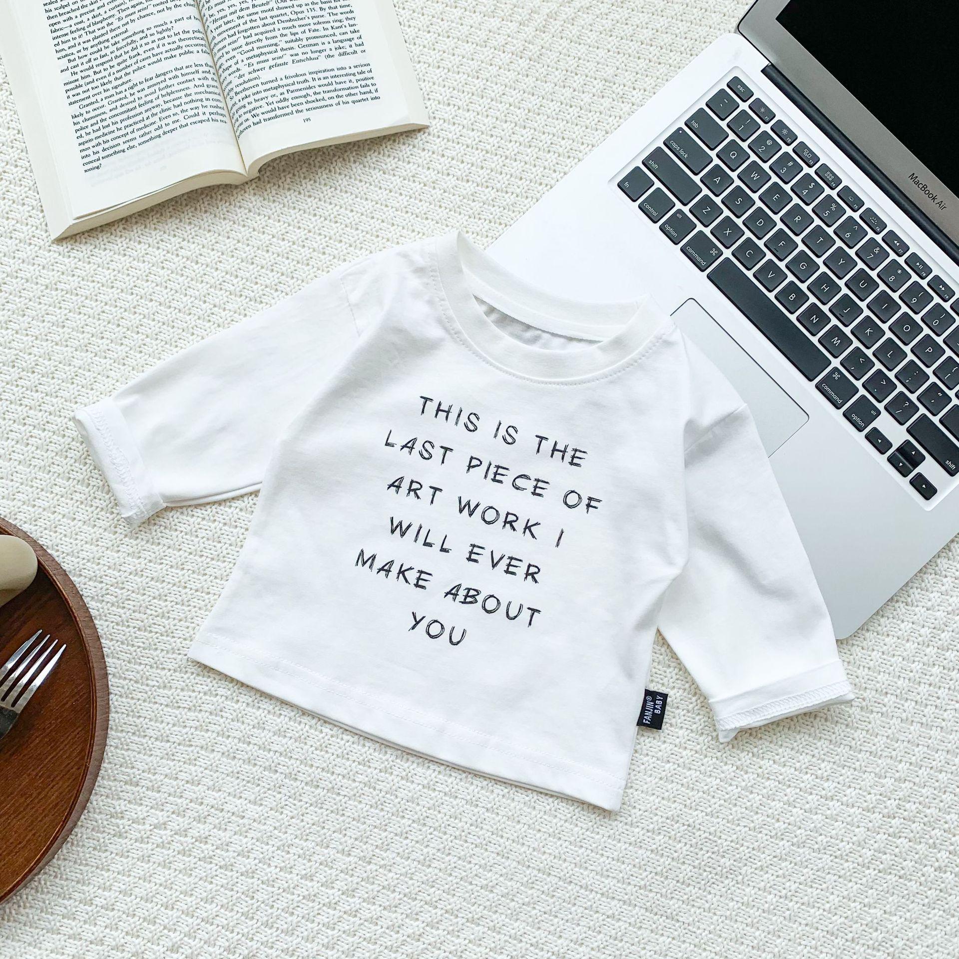 

2025 Ins Хлопковые спортивные штаны для младенцев и малышей - Модные повседневные длинные штаны для мальчиков и девочек на весну/осень 90 cm