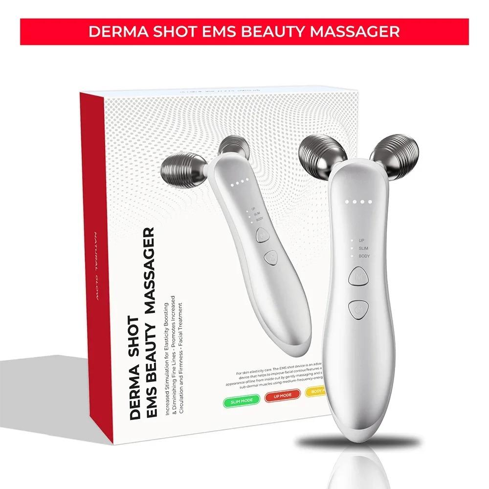 NEW EMS Face Lifting Machine Facial Massager Microcurrent Roller Skin Tightening Rejuvenation Double Chin Removal Beauty Device