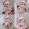 Silicone 12in Solid Pink Bear Simulated Toy Doll With Realistic Design For Kids Christmas Gift