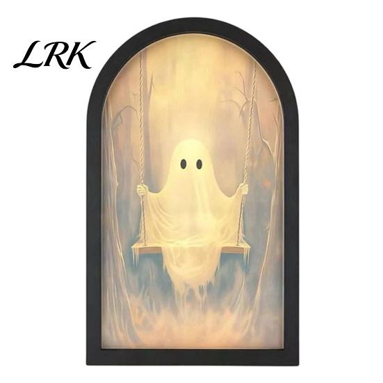 LED spogulis Hallowēna ballītei, Spīdošs spoku