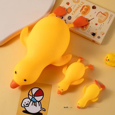 Quetschbare Antistress-Ente Fidget Spielzeug Niedliche Gänse Tiere Entlastungsspielzeug Für Kinder Erwachsene Entspannungs-Dehnspielzeug Freunde Bestes Geschenk
