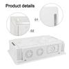 Recessed TV Outlet Box with Cable Management for Home Entertainment Systems