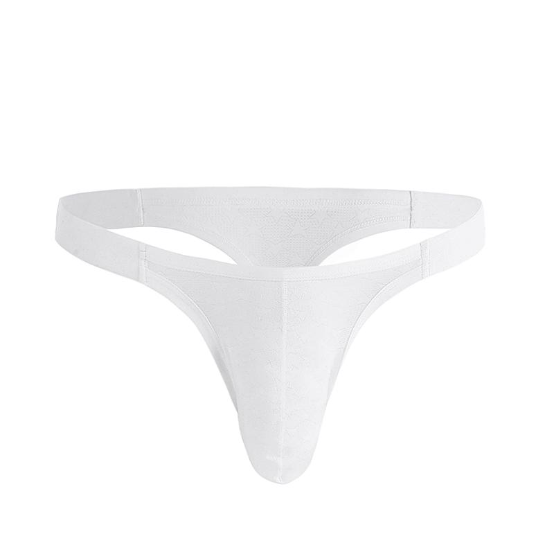 1Pc Men T-back G-string Panties Underwear Sexy Nylon Briefs Low-rise Pouch Bikinis Thongs