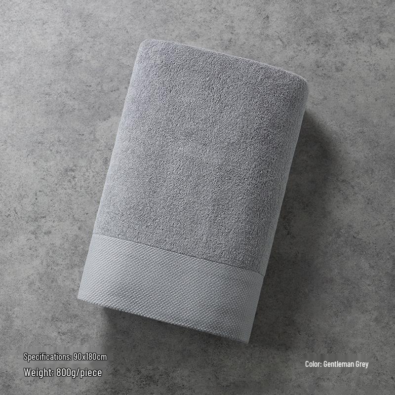 

2023 Oversized Thick Pure Cotton Bath Towel 180x90 for Home, Hotel & Couples 180x90 cm