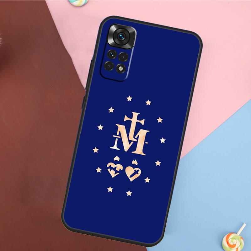 Immaculate Virgin Mary And Jesus Case For Xiaomi Redmi Note 11 Pro 11S 8 9 12 10 Pro 10S 9S Redmi 9 10 12C 9C 10C Back Cover