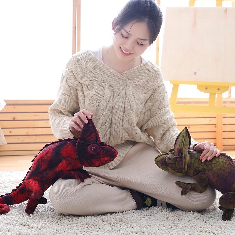 Color Changing Lizard Plush Toy Stuffed Animal Doll Funny Creative Gift Wholesale Factory Night Market