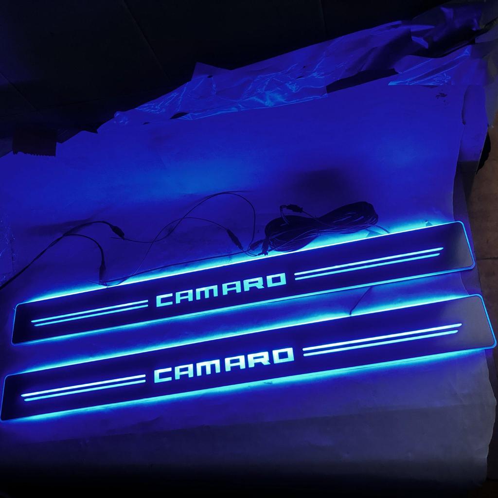 Camaro Bumblebee Flowing Color LED Door Sill Plates - Set of 2